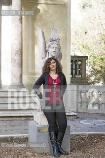 Rome February 1, 2016..Valentina Cebeni, photographed in Rome in the park of Villa Torlonia, writer and passionate stories since childhood, has a great love for cooking, born to rediscover the links with the roots of his family/Valentina Cebeni, fotografata a Roma nel parco di Villa Torlonia, scrittrice e appassionata di storie sin dallinfanzia, ha un grande amore per la cucina, nato proprio per riscoprire i legami con le radici della sua famiglia. .Photo: RINO BIANCHI ©Rino Bianchi/Rosebud2