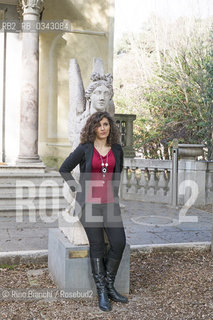 Rome February 1, 2016..Valentina Cebeni, photographed in Rome in the park of Villa Torlonia, writer and passionate stories since childhood, has a great love for cooking, born to rediscover the links with the roots of his family/Valentina Cebeni, fotografata a Roma nel parco di Villa Torlonia, scrittrice e appassionata di storie sin dallinfanzia, ha un grande amore per la cucina, nato proprio per riscoprire i legami con le radici della sua famiglia. .Photo: RINO BIANCHI ©Rino Bianchi/Rosebud2