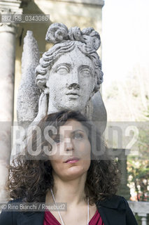 Rome February 1, 2016..Valentina Cebeni, photographed in Rome in the park of Villa Torlonia, writer and passionate stories since childhood, has a great love for cooking, born to rediscover the links with the roots of his family/Valentina Cebeni, fotografata a Roma nel parco di Villa Torlonia, scrittrice e appassionata di storie sin dallinfanzia, ha un grande amore per la cucina, nato proprio per riscoprire i legami con le radici della sua famiglia. .Photo: RINO BIANCHI ©Rino Bianchi/Rosebud2