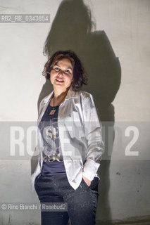 Rome March 8, 2016..Yeşim Ağaoğlu, photographed at the Casa delle Letterature in Rome, multidisciplinary artist and poet who works with various media, particularly focusing on installation, photography and video/Yeşim Ağaoğlu, fotografata presso la Casa della Letterature a Roma, artista multidisciplinare e poetessa che lavora con vari mezzi, in particolare concentrandosi sulla installazione, fotografia e video..Photo: RINO BIANCHI ©Rino Bianchi/Rosebud2