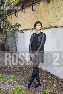 Rome March 18, 2016..Caterina Venturini, author and screenwriter, photographed in Rome in the Colle Oppio Park/Caterina Venturini, scrittrice e sceneggiatrice, fotografata a Roma nel Parco del Colle Oppio..Photo: RINO BIANCHI ©Rino Bianchi/Rosebud2