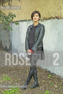 Rome March 18, 2016..Caterina Venturini, author and screenwriter, photographed in Rome in the Colle Oppio Park/Caterina Venturini, scrittrice e sceneggiatrice, fotografata a Roma nel Parco del Colle Oppio..Photo: RINO BIANCHI ©Rino Bianchi/Rosebud2