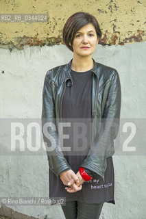 Rome March 18, 2016..Caterina Venturini, author and screenwriter, photographed in Rome in the Colle Oppio Park/Caterina Venturini, scrittrice e sceneggiatrice, fotografata a Roma nel Parco del Colle Oppio..Photo: RINO BIANCHI ©Rino Bianchi/Rosebud2