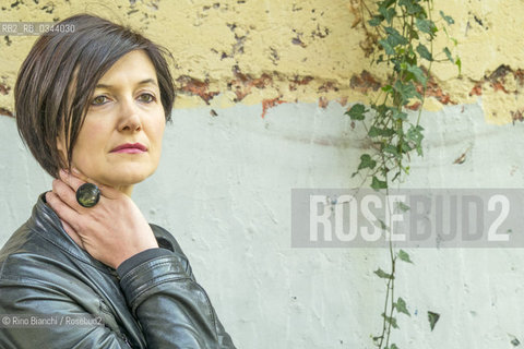 Rome March 18, 2016..Caterina Venturini, author and screenwriter, photographed in Rome in the Colle Oppio Park/Caterina Venturini, scrittrice e sceneggiatrice, fotografata a Roma nel Parco del Colle Oppio..Photo: RINO BIANCHI ©Rino Bianchi/Rosebud2