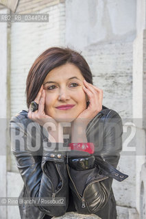 Rome March 18, 2016..Caterina Venturini, author and screenwriter, photographed in Rome in the Colle Oppio Park/Caterina Venturini, scrittrice e sceneggiatrice, fotografata a Roma nel Parco del Colle Oppio..Photo: RINO BIANCHI ©Rino Bianchi/Rosebud2