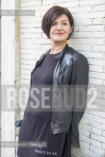 Rome March 18, 2016..Caterina Venturini, author and screenwriter, photographed in Rome in the Colle Oppio Park/Caterina Venturini, scrittrice e sceneggiatrice, fotografata a Roma nel Parco del Colle Oppio..Photo: RINO BIANCHI ©Rino Bianchi/Rosebud2