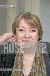 Rome March 21, 2016..Dubravka Ugrešić, Croatian writer and activist for human rights, photographed in Rome in Piazza Farnese/Dubravka Ugrešić, scrittrice croata e attivista per i diritti umani, fotografata a Roma in piazza Farnese. .Photo: RINO BIANCHI ©Rino Bianchi/Rosebud2