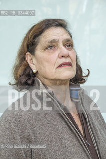 Rome March 20, 2016..Ludina Barzini, photographed in Rome in the gardens of the Villaggio Olimpico Roma 60, journalist, has worked in the Espresso, Corriere della Sera and La Stampa. Managing editor of the Readers Digest Selection from 1971 to 1987, she was head of the Rome office of RCS Editori. He conducted radio programs for Rai Uno, Rai Sat Premium. It was City Councillor and Head of Culture of the Municipality of Milan, member of the Board of the Venice Biennale/Ludina Barzini, fotografata a Roma nei giardini del Villaggio Olimpico Roma 60, giornalista, ha lavorato a lEspresso, al Corriere della Sera e alla Stampa. Direttore responsabile di Selezione del Reader’s Digest dal 1971 al 1987, è stata responsabile della sede di Roma della RCS Editori. Ha condotto programmi radio per Rai Uno, per Rai Sat Premium. È stata Consigliere comunale e Assessore alla Cultura del Comune di Milano, membro del Consiglio direttivo della Biennale di Venezia..Photo: RINO BIANCHI ©Rino Bianchi/Rosebud2