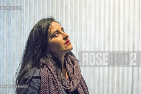 Rome March 18, 2016..Sara Ventroni, poet, writer and playwright photographed in Rome in the garages of the Auditorium Parco della Musica/Sara Ventroni, poetessa, scrittrice e drammaturga fotografata a Roma nei garages dellAuditorium Parco della Musica..Photo: RINO BIANCHI ©Rino Bianchi/Rosebud2