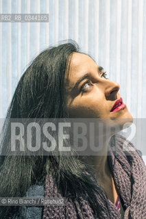 Rome March 18, 2016..Sara Ventroni, poet, writer and playwright photographed in Rome in the garages of the Auditorium Parco della Musica/Sara Ventroni, poetessa, scrittrice e drammaturga fotografata a Roma nei garages dellAuditorium Parco della Musica..Photo: RINO BIANCHI ©Rino Bianchi/Rosebud2