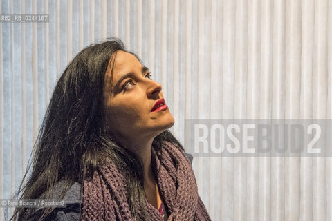 Rome March 18, 2016..Sara Ventroni, poet, writer and playwright photographed in Rome in the garages of the Auditorium Parco della Musica/Sara Ventroni, poetessa, scrittrice e drammaturga fotografata a Roma nei garages dellAuditorium Parco della Musica..Photo: RINO BIANCHI ©Rino Bianchi/Rosebud2