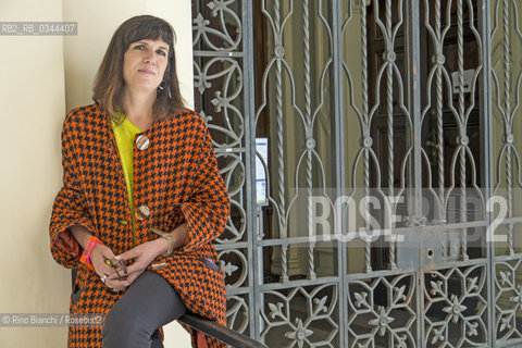 Perugia April 9, 2016..Catherine Mayer photographed in Perugia, journalist, writer and founder, in Britain along with Sandi Toksvig, the Womens Equality Party, of which he is president/Catherine Mayer fotografata a Perugia, giornalista, scrittrice e cofondatrice, in Gran Bretagna insieme a Sandi Toksvig, del Women’s Equality Party, di cui è presidente. .Photo: RINO BIANCHI ©Rino Bianchi/Rosebud2