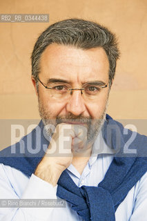 Perugia 9 aprile 2016..Marco Damilano, photographed in Perugia, journalist and deputy editor of LEspresso, a student of the historian Pietro Scoppola began the job of a journalist in the Azione Cattolica newspaper magazine Segno7/Marco Damilano, fotografato a Perugia, giornalista e vicedirettore de LEspresso, allievo dello storico Pietro Scoppola ha iniziato il mestiere di giornalista nel settimanale dellAzione Cattolica Segno 7..Photo: RINO BIANCHI ©Rino Bianchi/Rosebud2