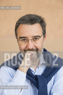 Perugia 9 aprile 2016..Marco Damilano, photographed in Perugia, journalist and deputy editor of LEspresso, a student of the historian Pietro Scoppola began the job of a journalist in the Azione Cattolica newspaper magazine Segno7/Marco Damilano, fotografato a Perugia, giornalista e vicedirettore de LEspresso, allievo dello storico Pietro Scoppola ha iniziato il mestiere di giornalista nel settimanale dellAzione Cattolica Segno 7..Photo: RINO BIANCHI ©Rino Bianchi/Rosebud2