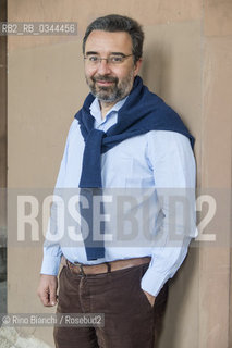 Perugia 9 aprile 2016..Marco Damilano, photographed in Perugia, journalist and deputy editor of LEspresso, a student of the historian Pietro Scoppola began the job of a journalist in the Azione Cattolica newspaper magazine Segno7/Marco Damilano, fotografato a Perugia, giornalista e vicedirettore de LEspresso, allievo dello storico Pietro Scoppola ha iniziato il mestiere di giornalista nel settimanale dellAzione Cattolica Segno 7..Photo: RINO BIANCHI ©Rino Bianchi/Rosebud2