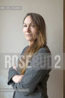 Avella April 23, 2016..Antonietta Gnerre, poet and essayist, photographed in Avella Franciscan monastery/Antonietta Gnerre, poetessa e saggista, fotografata nel Convento francescano di Avella..Photo: RINO BIANCHI ©Rino Bianchi/Rosebud2