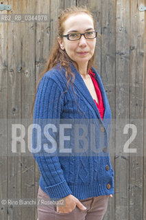 Rome May 9, 2016..Raquel Robles, daughter of the disappeared, writer and teacher specializing in working with troubled teens, photographed in Rome in the district of Garbatella/Raquel Robles, figlia di desaparecidos, scrittrice e insegnante specializzata nel lavoro con gli adolescenti in difficoltà, fotografata a Roma nel quartiere di Garbatella..Photo: RINO BIANCHI ©Rino Bianchi/Rosebud2