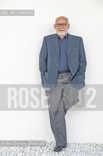 Rome June 4, 2016..Vittorio Zucconi, reporter and columnist photographed at the MAXXI in Rome during Rep Ideas/Vittorio Zucconi, giornalista ed opinionista fotografato al MAXXI di Roma durante Rep Idee. .Photo: RINO BIANCHI ©Rino Bianchi/Rosebud2