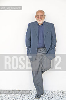 Rome June 4, 2016..Vittorio Zucconi, reporter and columnist photographed at the MAXXI in Rome during Rep Ideas/Vittorio Zucconi, giornalista ed opinionista fotografato al MAXXI di Roma durante Rep Idee. .Photo: RINO BIANCHI ©Rino Bianchi/Rosebud2