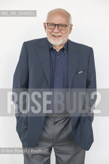 Rome June 4, 2016..Vittorio Zucconi, reporter and columnist photographed at the MAXXI in Rome during Rep Ideas/Vittorio Zucconi, giornalista ed opinionista fotografato al MAXXI di Roma durante Rep Idee. .Photo: RINO BIANCHI ©Rino Bianchi/Rosebud2