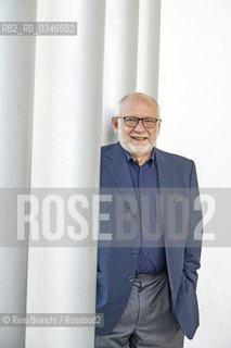 Rome June 4, 2016..Vittorio Zucconi, reporter and columnist photographed at the MAXXI in Rome during Rep Ideas/Vittorio Zucconi, giornalista ed opinionista fotografato al MAXXI di Roma durante Rep Idee. .Photo: RINO BIANCHI ©Rino Bianchi/Rosebud2