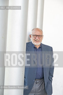 Rome June 4, 2016..Vittorio Zucconi, reporter and columnist photographed at the MAXXI in Rome during Rep Ideas/Vittorio Zucconi, giornalista ed opinionista fotografato al MAXXI di Roma durante Rep Idee. .Photo: RINO BIANCHI ©Rino Bianchi/Rosebud2