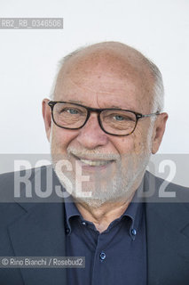 Rome June 4, 2016..Vittorio Zucconi, reporter and columnist photographed at the MAXXI in Rome during Rep Ideas/Vittorio Zucconi, giornalista ed opinionista fotografato al MAXXI di Roma durante Rep Idee. .Photo: RINO BIANCHI ©Rino Bianchi/Rosebud2