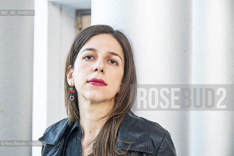 Rome June 5, 2016..Francesca Malerba scientific researcher in the Institute of Neuroscience founded by Rita Levi-Montalcini, writer and dancer, photographed at the Maxxi in Rome during Rep Ideas/Francesca Malerba ricercatrice scientifica nell’Istituto di Neuroscienze fondato da Rita Levi-Montalcini, scrittrice e ballerina, fotografata al Maxxi di  Roma durante Rep Idee.   .Photo: RINO BIANCHI ©Rino Bianchi/Rosebud2