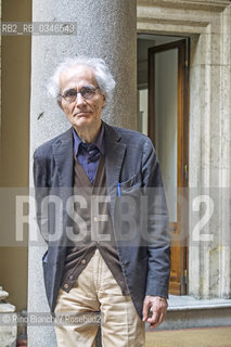 Rome June 8, 2016..Luciano Canfora, classical philologist, historian and essayist photographed in Rome at the headquarters of the Italian Encyclopedia Treccani/Luciano Canfora, filologo classico, storico e saggista fotografato a Roma nella sede dellEnciclopedia Italiana Treccani..Photo: RINO BIANCHI ©Rino Bianchi/Rosebud2