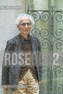 Rome June 8, 2016..Luciano Canfora, classical philologist, historian and essayist photographed in Rome at the headquarters of the Italian Encyclopedia Treccani/Luciano Canfora, filologo classico, storico e saggista fotografato a Roma nella sede dellEnciclopedia Italiana Treccani..Photo: RINO BIANCHI ©Rino Bianchi/Rosebud2