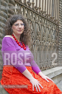 Rome June 10, 2016..Costanza Jesurum, psychoanalyst, therapist and curator of Zauberei blog, photographed in Rome near Via Nazionale/Costanza Jesurum, psicoanalista, terapeuta e curatrice del blog Zauberei, fotografata a Roma nei pressi di Via Nazionale..Photo: RINO BIANCHI ©Rino Bianchi/Rosebud2