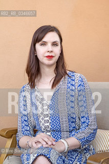 Rome June 13, 2016..Morgan Matson, writer, photographed on the terrace of the Hotel Portrait in Rome/Morgan Matson, scrittrice, fotografata sulla terrazza dellHotel Portrait a Roma..Photo: RINO BIANCHI ©Rino Bianchi/Rosebud2