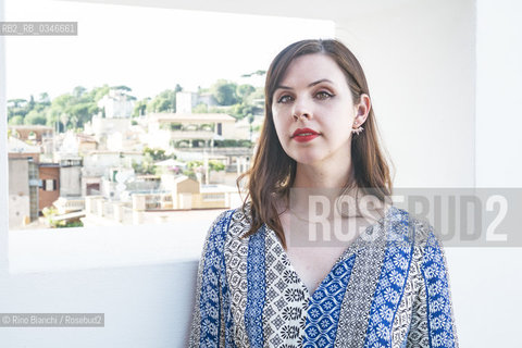 Rome June 13, 2016..Morgan Matson, writer, photographed on the terrace of the Hotel Portrait in Rome/Morgan Matson, scrittrice, fotografata sulla terrazza dellHotel Portrait a Roma..Photo: RINO BIANCHI ©Rino Bianchi/Rosebud2