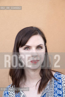 Rome June 13, 2016..Morgan Matson, writer, photographed on the terrace of the Hotel Portrait in Rome/Morgan Matson, scrittrice, fotografata sulla terrazza dellHotel Portrait a Roma..Photo: RINO BIANCHI ©Rino Bianchi/Rosebud2