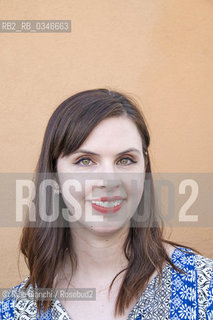 Rome June 13, 2016..Morgan Matson, writer, photographed on the terrace of the Hotel Portrait in Rome/Morgan Matson, scrittrice, fotografata sulla terrazza dellHotel Portrait a Roma..Photo: RINO BIANCHI ©Rino Bianchi/Rosebud2