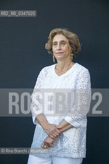 Rome June 28, 2016..Suad Amiry, architect and writer of Palestinian origin, photographed in Rome in the Basilica of Massenzio/Suad Amiry, architetto e scrittrice di origine palestinese, fotografata a Roma nella Basilica di Massenzio..Photo: RINO BIANCHI ©Rino Bianchi/Rosebud2