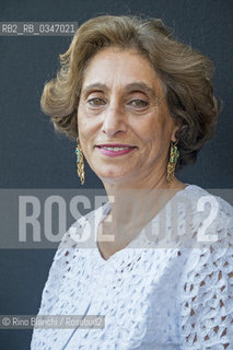 Rome June 28, 2016..Suad Amiry, architect and writer of Palestinian origin, photographed in Rome in the Basilica of Massenzio/Suad Amiry, architetto e scrittrice di origine palestinese, fotografata a Roma nella Basilica di Massenzio..Photo: RINO BIANCHI ©Rino Bianchi/Rosebud2