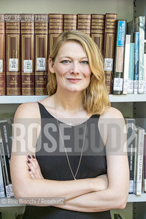 Rome June 22, 2016..Kerry Hudson, photographed in Rome at the Casa delle Letterature, Scottish writer, won the Scottish First Book Award/Kerry Hudson, fotografata a Roma alla Casa delle Letterature, scrittrice scozzese, ha vinto lo Scottish First Book Award. .Photo: RINO BIANCHI ©Rino Bianchi/Rosebud2