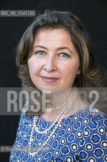 Rome July 4, 2016..Caterina Bonvicini, photographed in Rome in the Basilica of Massenzio, writer, lives and works between Rome and Milan/Caterina Bonvicini, fotografata a Roma nella basilica di Massenzio, scrittrice,  vive e lavora fra Roma e Milano..Photo: RINO BIANCHI ©Rino Bianchi/Rosebud2