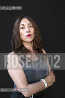 Rome July 4,2016..Simona Vinci, writer and translator, photographed in Rome in the Basilica of Massenzio/Simona Vinci, scrittrice e traduttrice, fotografata a Roma nella Basilica di Massenzio..Photo: RINO BIANCHI ©Rino Bianchi/Rosebud2