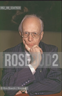 Cassino July 25, 2003..Ernst Nolte, historian and essayist, photographed in Rome on the occasion of a meeting at the university/Ernst Nolte, storico e saggista, fotografato a Roma in occasione di un incontro presso luniversità..Photo: RINO BIANCHI ©Rino Bianchi/Rosebud2