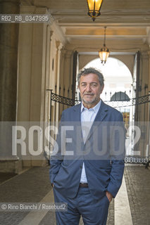 Rome June 22, 2016..Pietro Valsecchi, photographed in Rome, actor and film producer, CEO of Film Taodue which he founded with Camilla Nesbitt/Pietro Valsecchi, fotografato a Roma, attore e produttore cinematografico, amministratore delegato della Taodue Film che ha fondato con Camilla Nesbitt. .Photo: RINO BIANCHI ©Rino Bianchi/Rosebud2