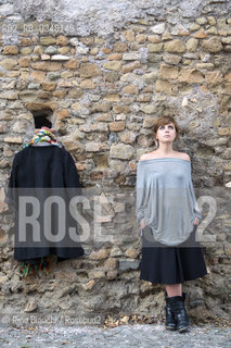 Rome September 19, 2016..Valentina Farinaccio, journalist, music critic and writer, photographed in the Celio district in Rome/Valentina Farinaccio, giornalista, critico musicale e scrittrice, fotografata nel quartiere del Celio a Roma..Photo: RINO BIANCHI ©Rino Bianchi/Rosebud2