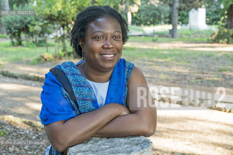 Rome September 26, 2016..Delia Jarrett-Macauley, the original writer of the Sierra Leone naturalized British, photographed in Rome in the Villa Celimontana park/Delia Jarrett-Macauley, scrittrice originaria della Sierra Leone naturalizzata britannica, fotografata a Roma nel Parco di Villa Celimontana. .Photo: RINO BIANCHI ©Rino Bianchi/Rosebud2