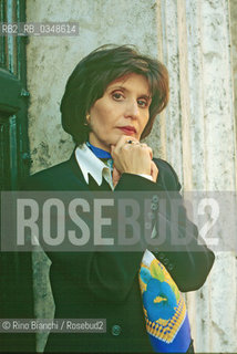 Roma 20 ottobre 2000..Angeles Mastretta, scrittrice messicana..Foto: Rino Bianchi ©Rino Bianchi/Rosebud2