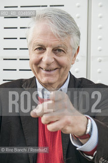 Rome October 29, 2016..Alfonso Berardinelli, literary critic and essayist, who worked with various Italian newspapers, photographed in Rome in the Testaccio area/Alfonso Berardinelli, critico letterario e saggista, collaboratore di vari quotidiani italiani, fotografato a Roma nel quartiere Testaccio..Photo: RINO BIANCHI ©Rino Bianchi/Rosebud2