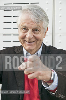 Rome October 29, 2016..Alfonso Berardinelli, literary critic and essayist, who worked with various Italian newspapers, photographed in Rome in the Testaccio area/Alfonso Berardinelli, critico letterario e saggista, collaboratore di vari quotidiani italiani, fotografato a Roma nel quartiere Testaccio..Photo: RINO BIANCHI ©Rino Bianchi/Rosebud2