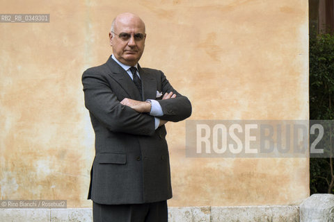 Rome November 22, 2016..Federico Motta, Italian publisher, President of the Italian Publishers (AIE), photographed in Romes Piazza di Pietra/Federico Motta, editore italiano, Presidente dellAssociazione Italiana Editori(AIE), fotografato a Roma in Piazza di Pietra..Photo: RINO BIANCHI ©Rino Bianchi/Rosebud2