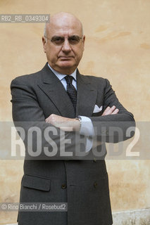 Rome November 22, 2016..Federico Motta, Italian publisher, President of the Italian Publishers (AIE), photographed in Romes Piazza di Pietra/Federico Motta, editore italiano, Presidente dellAssociazione Italiana Editori(AIE), fotografato a Roma in Piazza di Pietra..Photo: RINO BIANCHI ©Rino Bianchi/Rosebud2