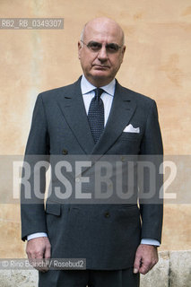 Rome November 22, 2016..Federico Motta, Italian publisher, President of the Italian Publishers (AIE), photographed in Romes Piazza di Pietra/Federico Motta, editore italiano, Presidente dellAssociazione Italiana Editori(AIE), fotografato a Roma in Piazza di Pietra..Photo: RINO BIANCHI ©Rino Bianchi/Rosebud2